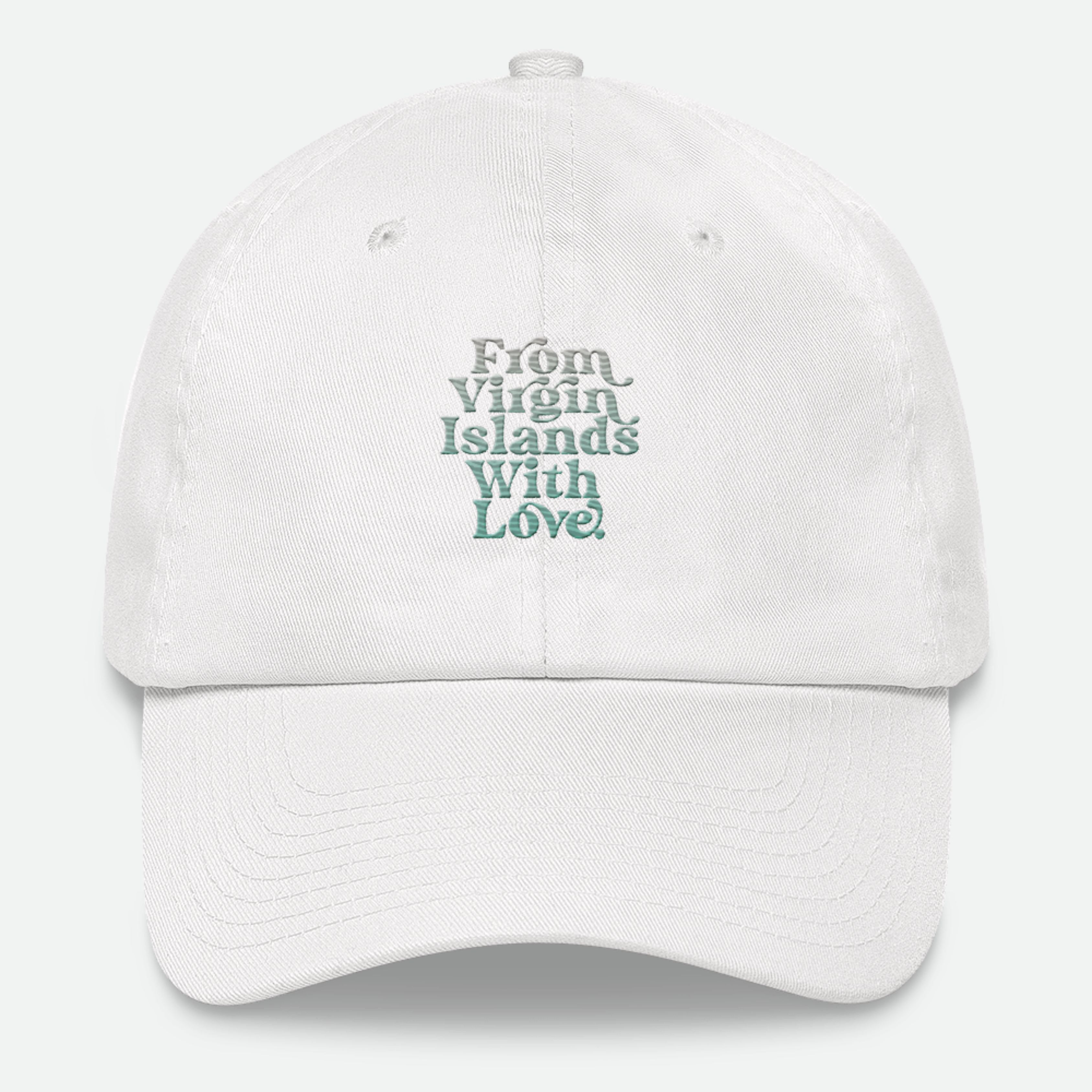 From Virgin Islands With Love Mint (Magen's Bay) Dad hat