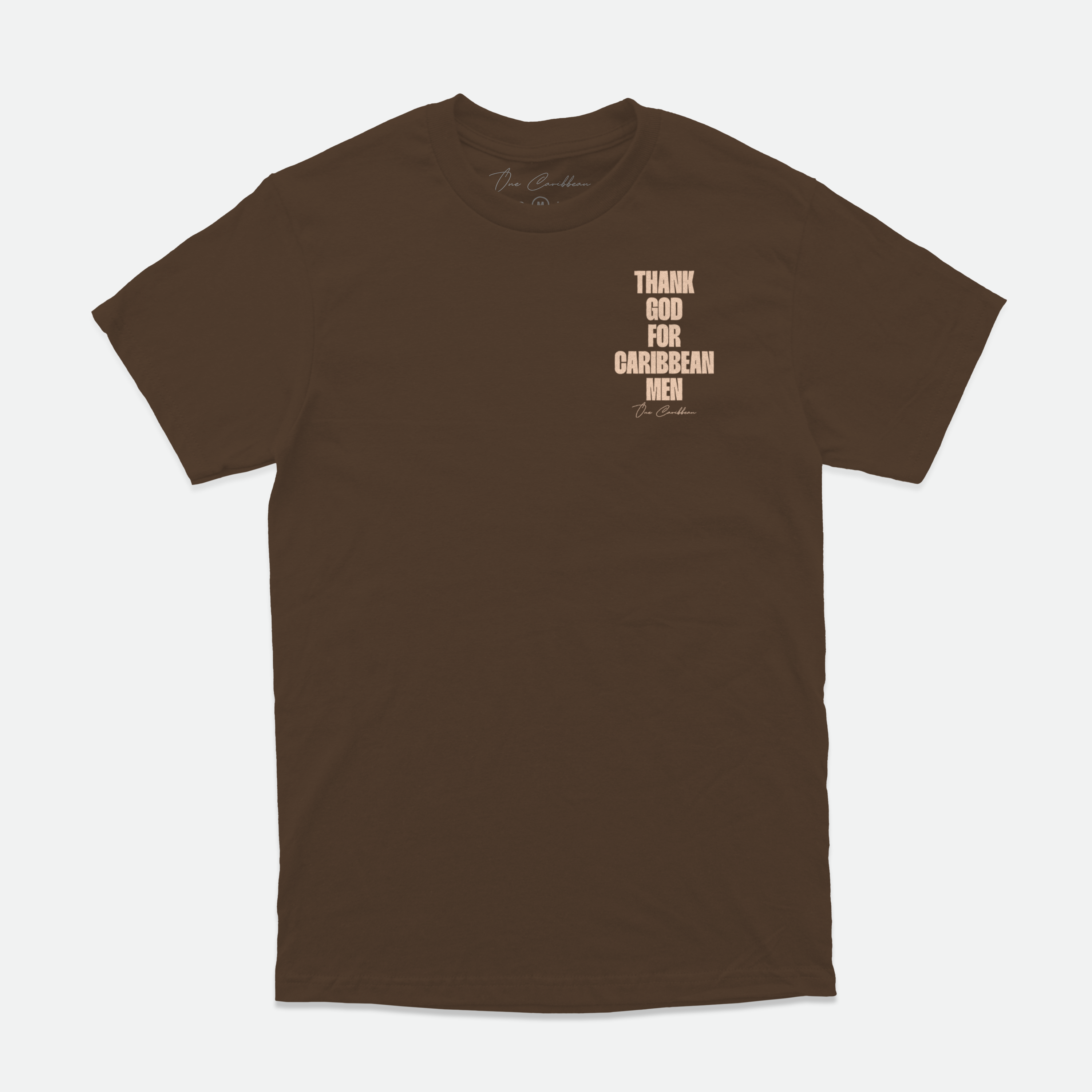 Thankful Tees: Thank God For Caribbean Men - Cocoa Tee By NaShotta x OCA