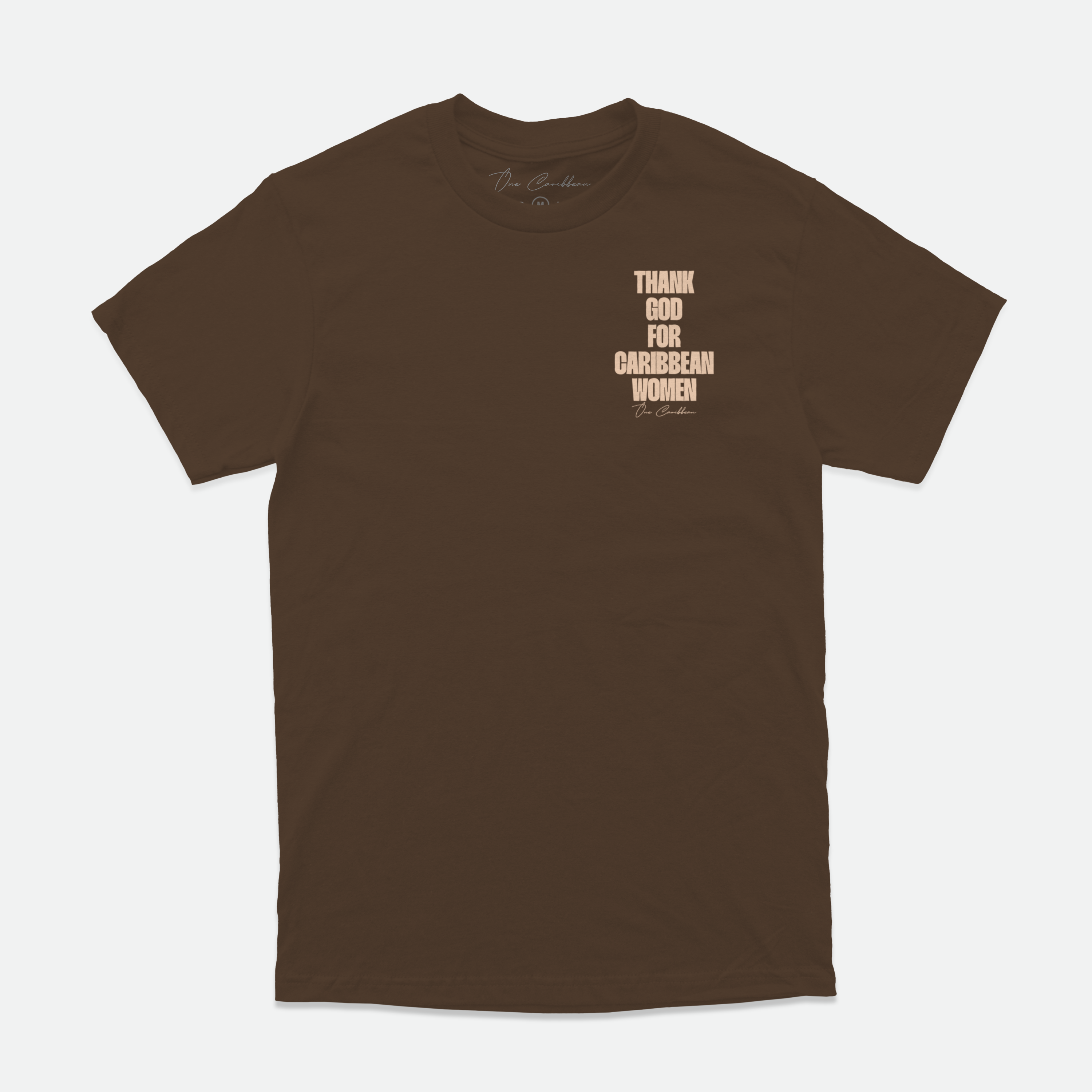 Thankful Tees: Thank God For Caribbean Women - Cocoa Tee By NaShotta x OCA