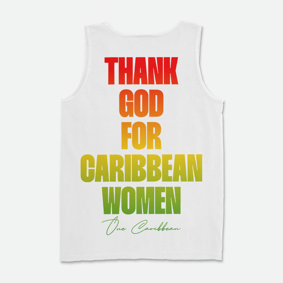 Thankful Tees: Thank God for Caribbean Women – Scotch Bonnet Tank By OCA