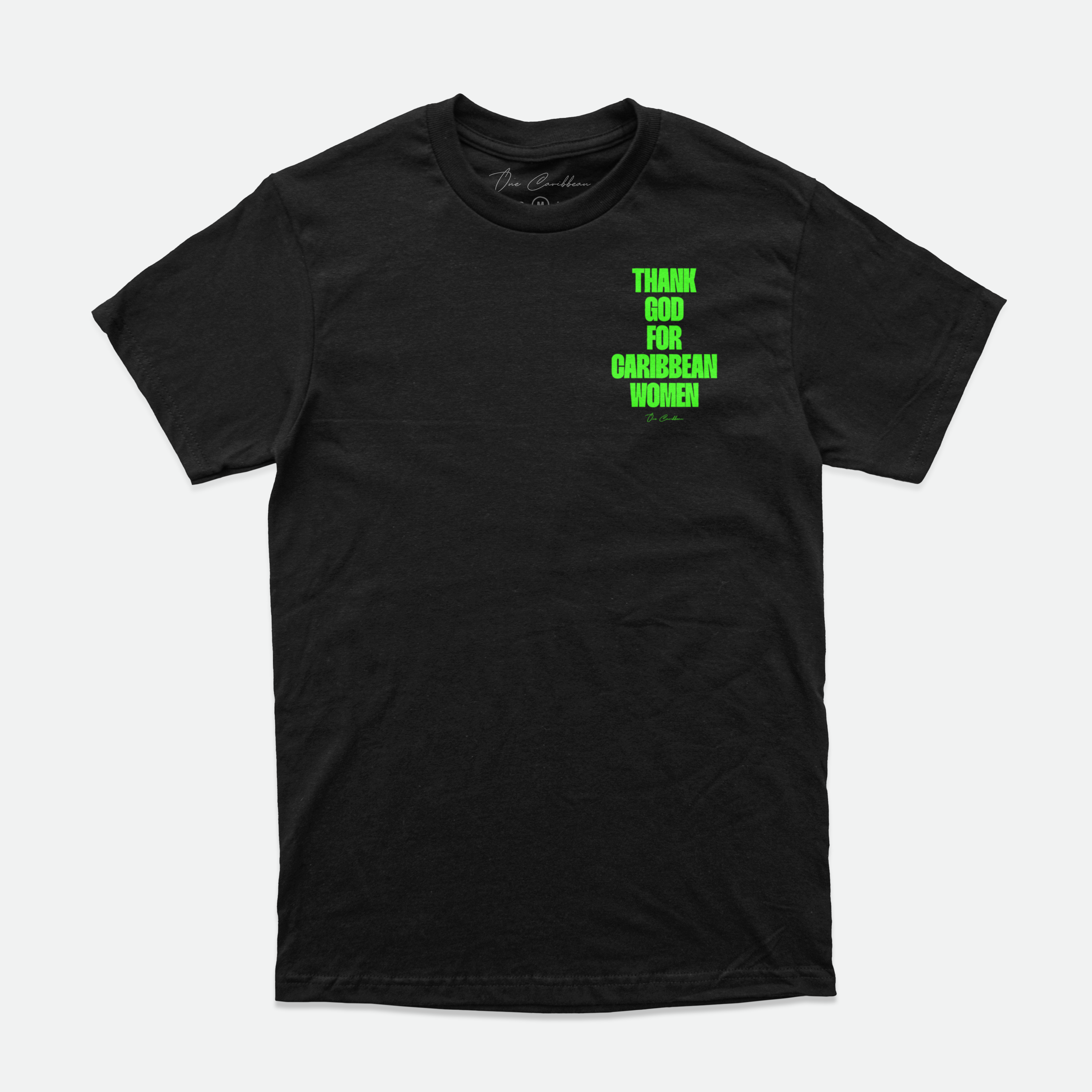 Thankful Tees: Neon Carnival – Thank God for Caribbean Women By OCA
