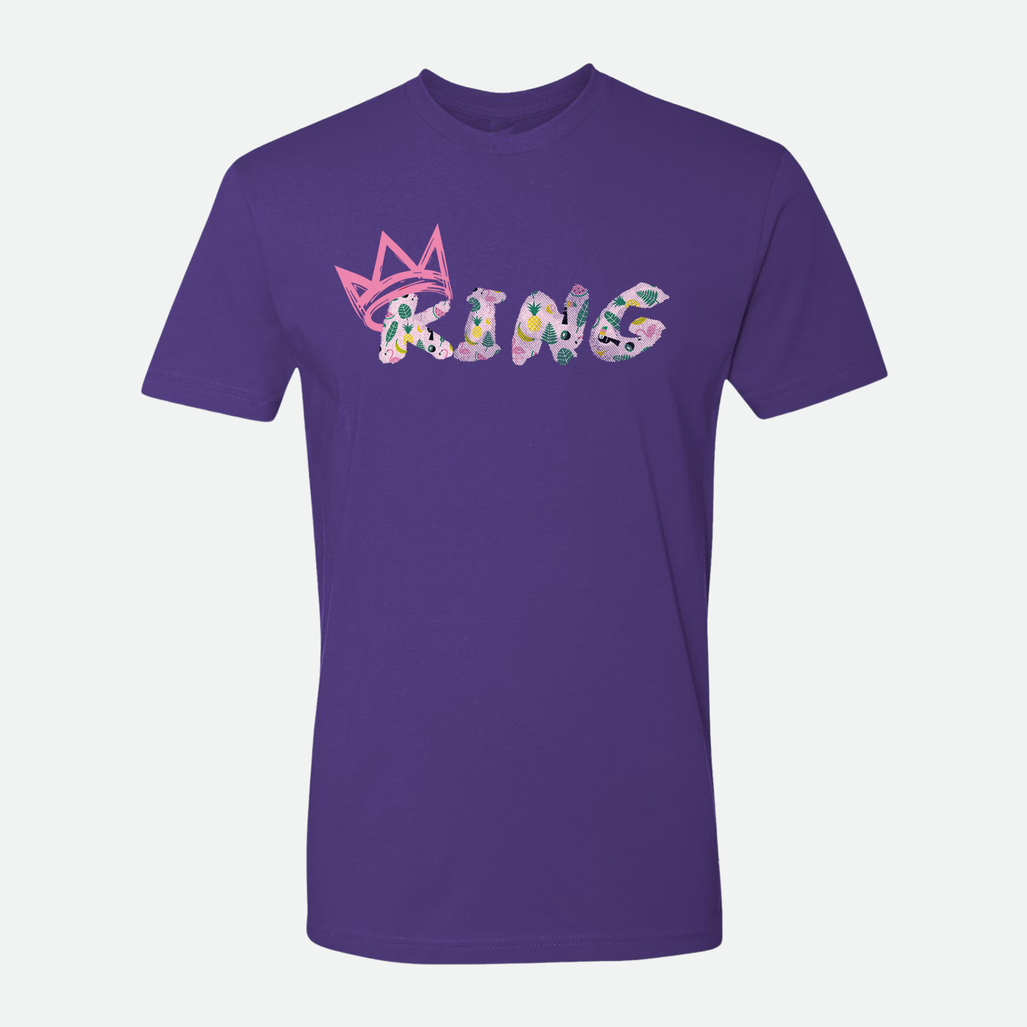 King Summer Vacay Print T-Shirt