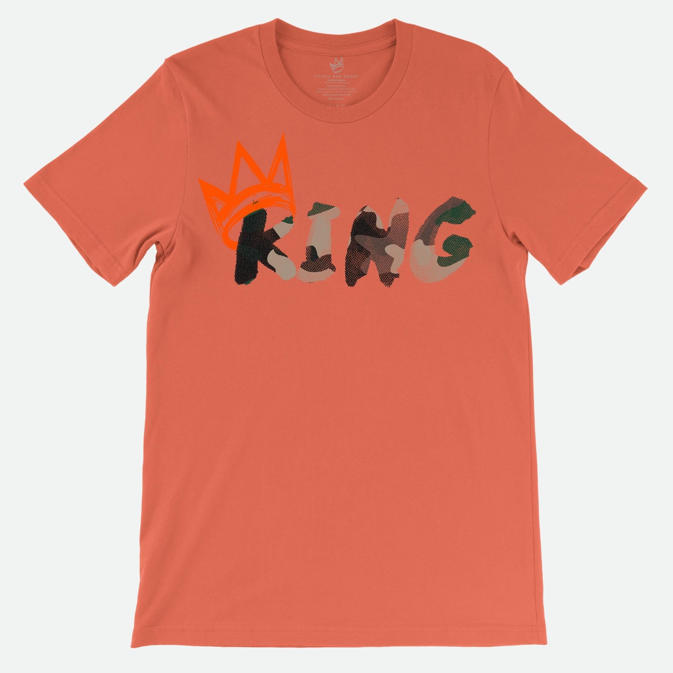 King T-Shirt Camouflage Print