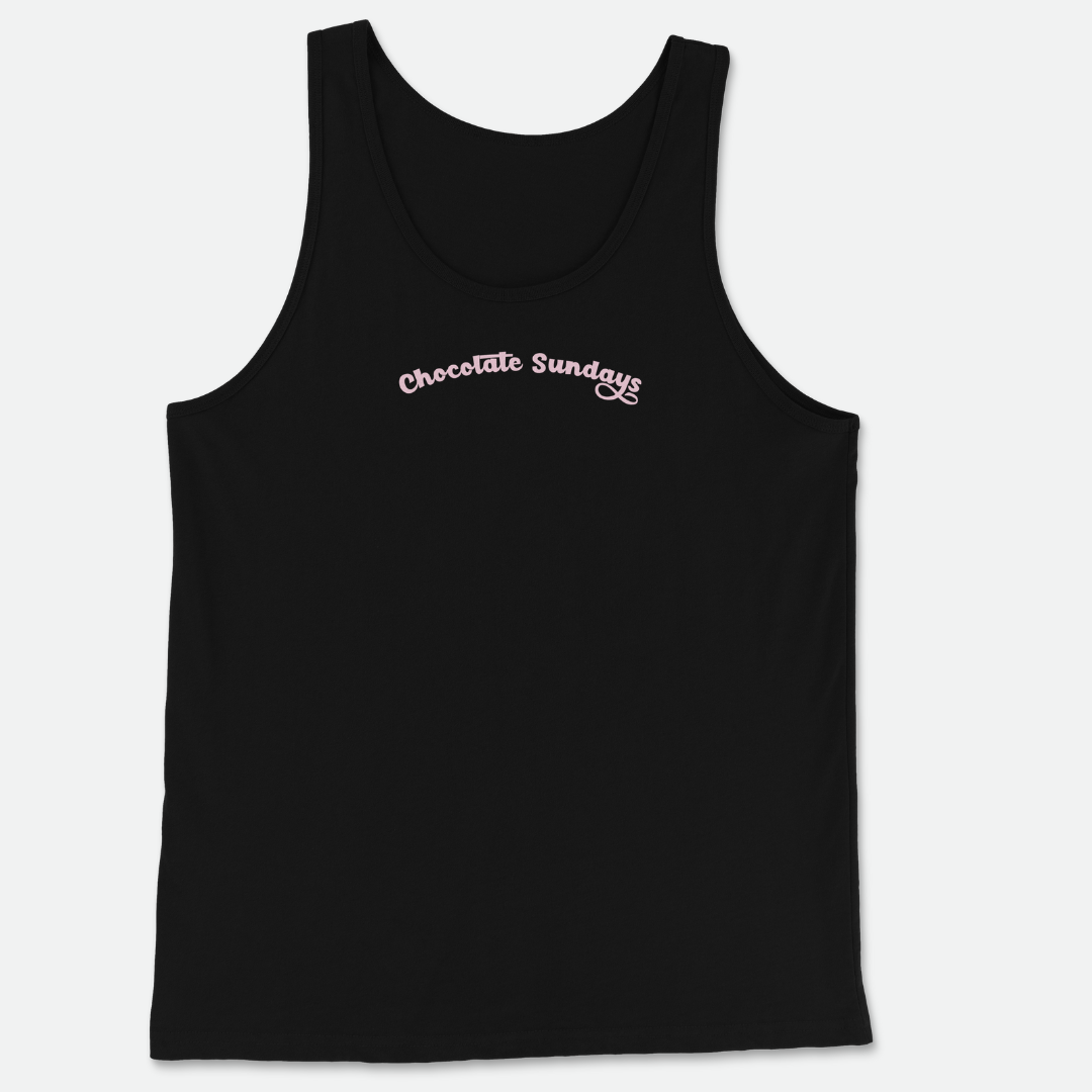 Chocolate Sundays Tank Top (Black Pink)