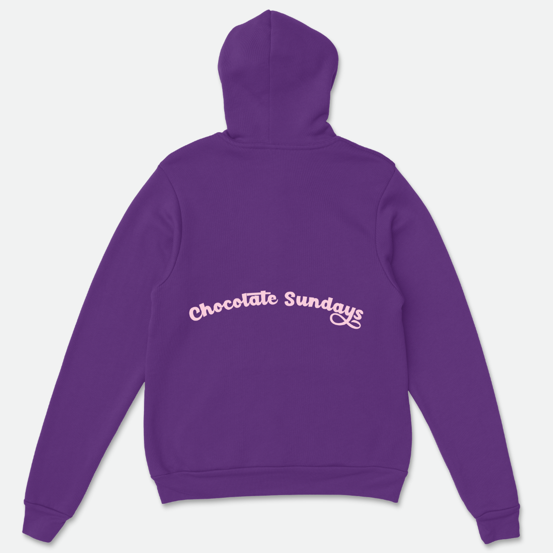 Chocolate Sundays Purple Hoodie